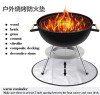 new pattern Cross border outdoors The fire Brazier Fire Mat Two-sided Fire pads Fireproof Picnic mat Barbecue pad