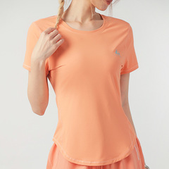 光版夏款瑜伽服短袖女速干寬鬆顯瘦罩衫運動T恤薄款跑步訓練