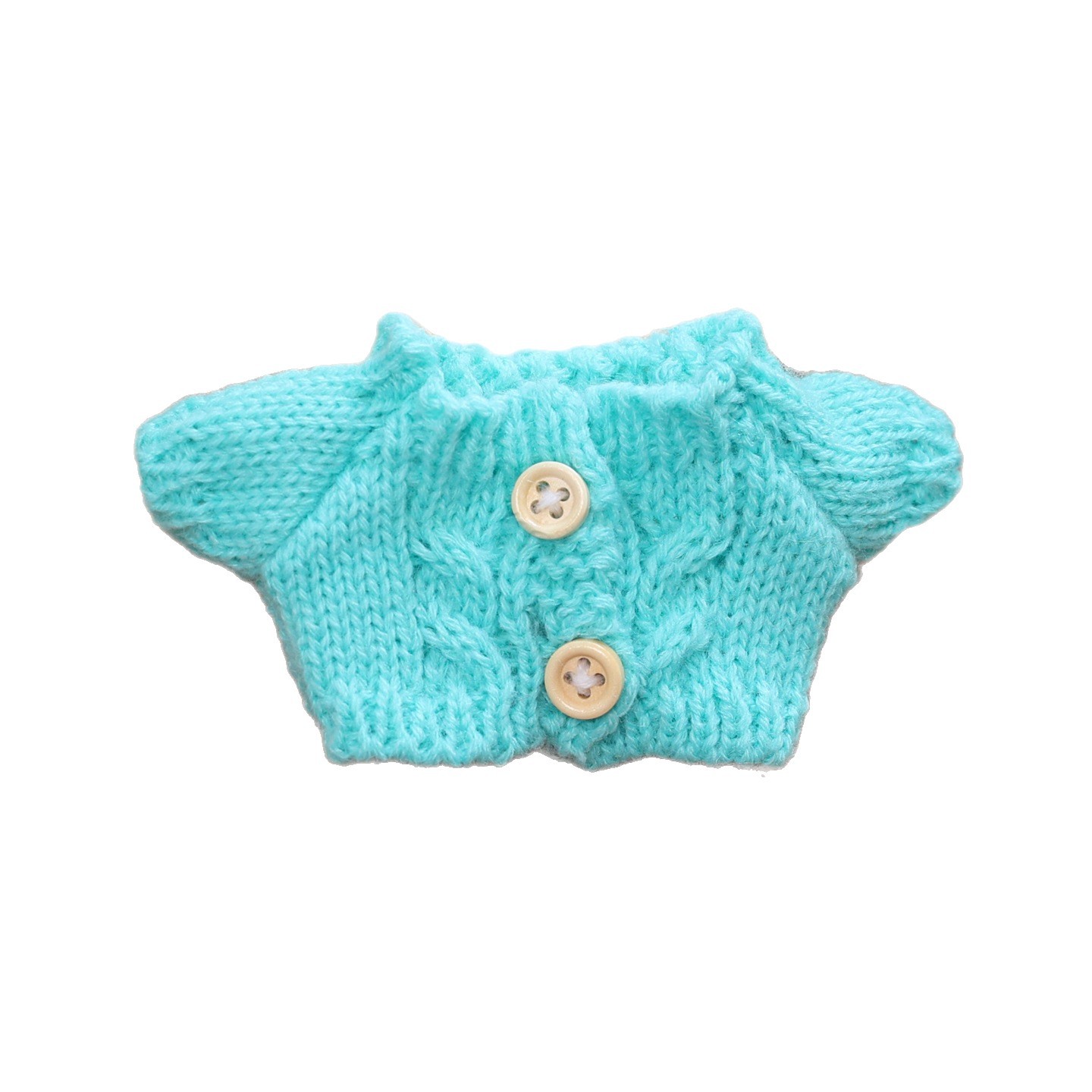 Button Sweater West Highland Clothes Pendant Accessories 17cm Labubu Rag Doll Clothes 14cm Boss Dog Sweater