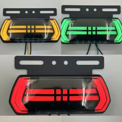 New truck magic color side light 24V on the ground side light with steering waterproof super bright tire wide reversing tail light