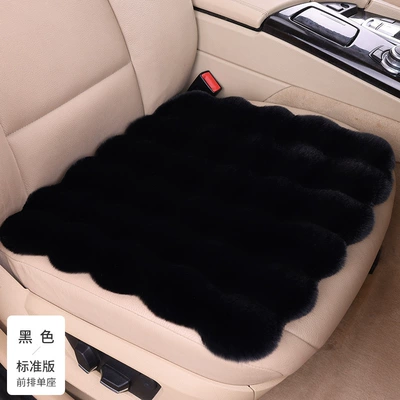 universal full set wholesale | Seat cushion, seat cover - black-bubble-velvet-single-pad