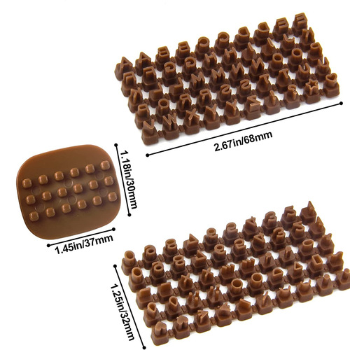 New Mini Alphabets Numbers Symbols Cookie Stamp Mold Stamp Set for Stamps Postage Stamps Cake Decoration Baking Tools