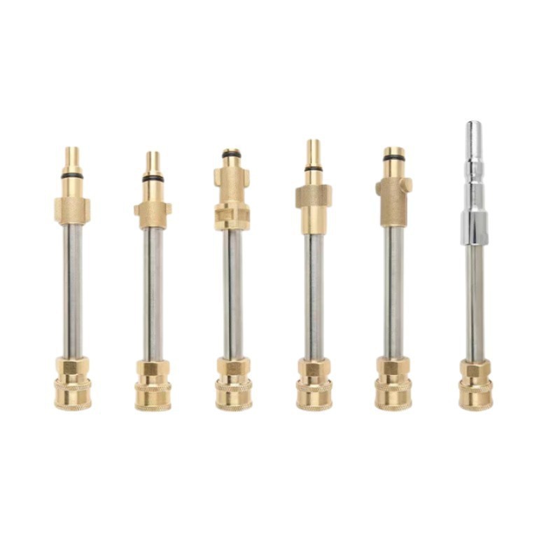 Pressure washer car wash water gun head adapter connector car washer PA foam spray bottle connection extension rod