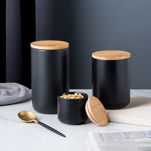 Moyi Jianpin sealed jar household food-grade grain storage jar moisture-proof ceramic storage jar storage jar