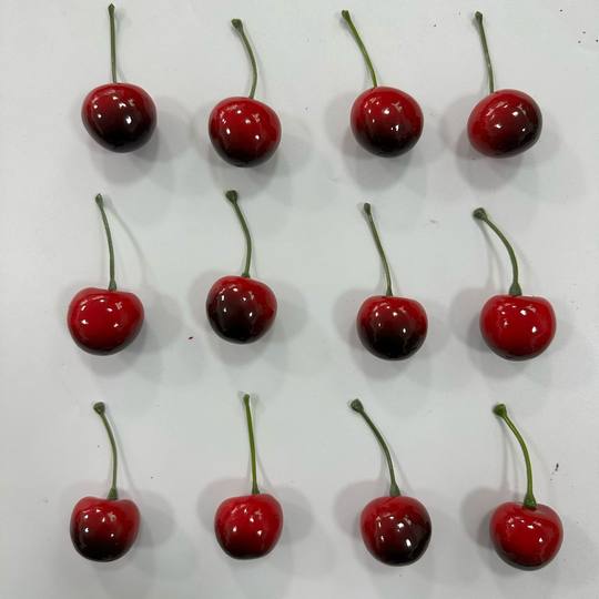 High simulation cherry cherries decorative crafts celebration gift foam simulation fruit packaging accessories ornaments fake fruit