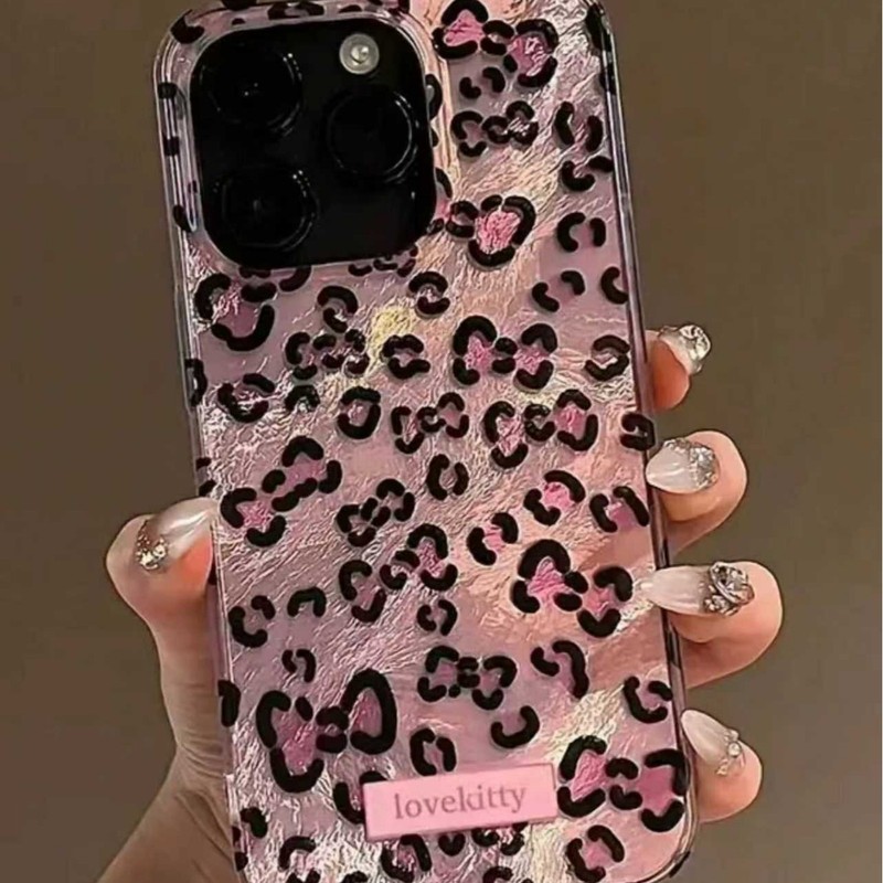 斑纹蝴蝶结适用苹果17promax/16手机壳iphone15/14/13/12羽纱XR|undefined