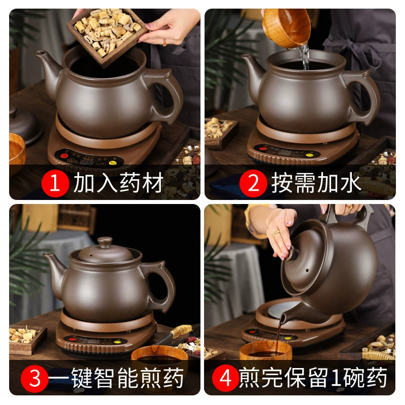 Глиняный горшок из зиша, жареный горшок и кастрюля, домашняя plug-in pot, китайская медицина жарка, кухонная банка, источник завода, бесплатная доставка, оптовая