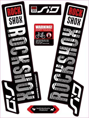 Sticker Rockshox Decal | Body sticker - 31