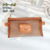 Cute brand Japanese pencil case, high quality capacious storage bag for elementary school students, with little bears