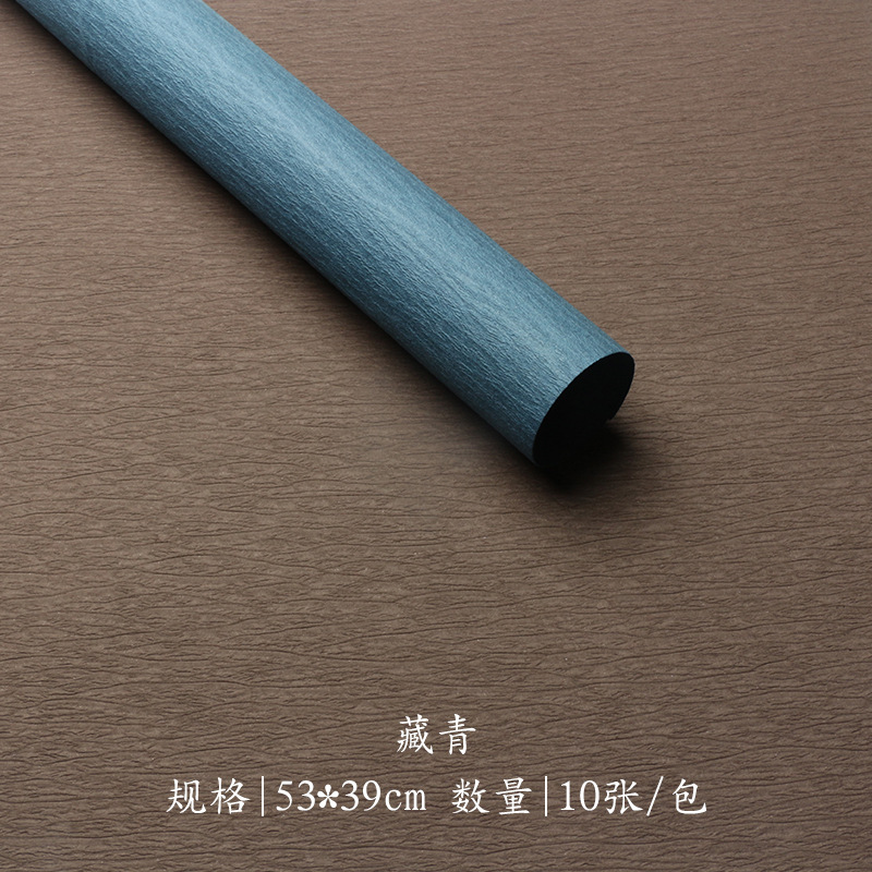 Huaxi Sensación de alta calidad Papel de textura de piedra Pliegues Papel de embalaje de flores Material floral Regalo hecho a mano Material de bricolaje