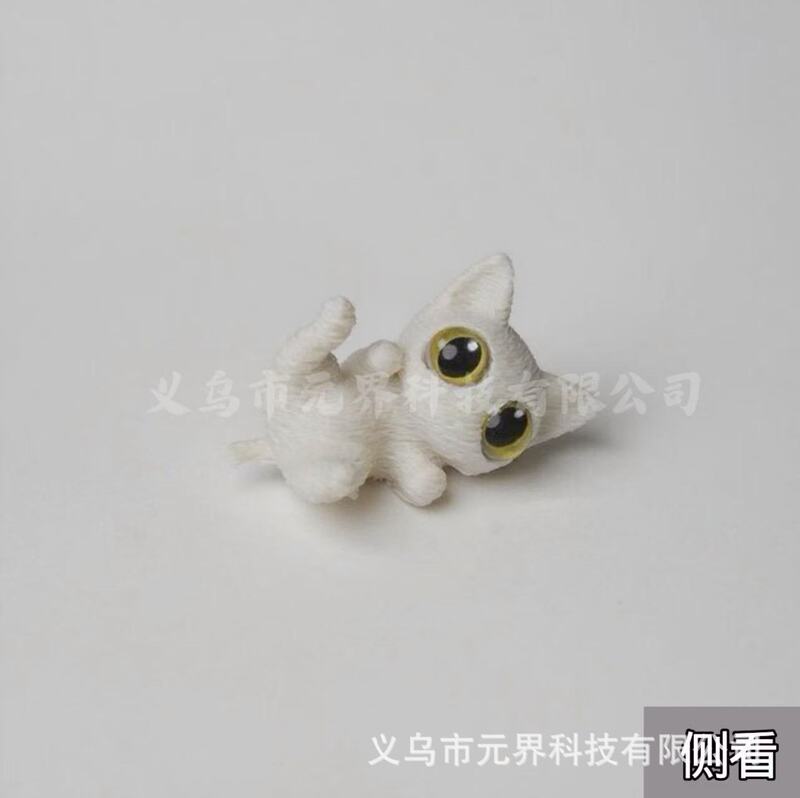 现货大眼萌猫3d打印玩具桌面工艺品手办摆件|undefined