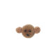 Cute Sweet Plush Teddy Dog DIY Decoration Accessories Accessories Hairpin Hair Rope Hair Ball Teddy Decoration Material