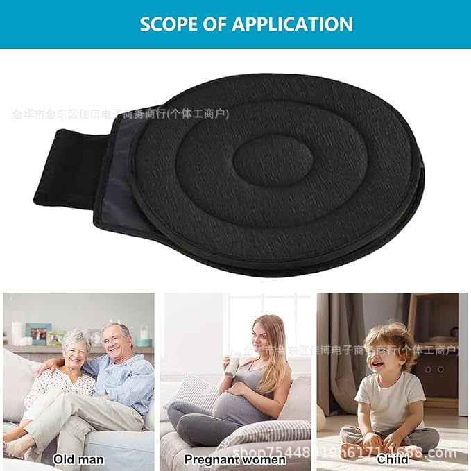 Special for the Elderly and Pregnant Women 360 ° Rotating Seat Cushion, Car Seat Cushion, Easy to Get in and Out of the Car, Saves Effort, Cross-Border Labeling