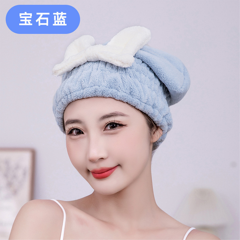 2025 nuevo sombrero de baño de mujer arco sombrero de cabello seco bolsas de cabello toallas de cabello seco súper absorción rápida toallas de cabello seco toallas