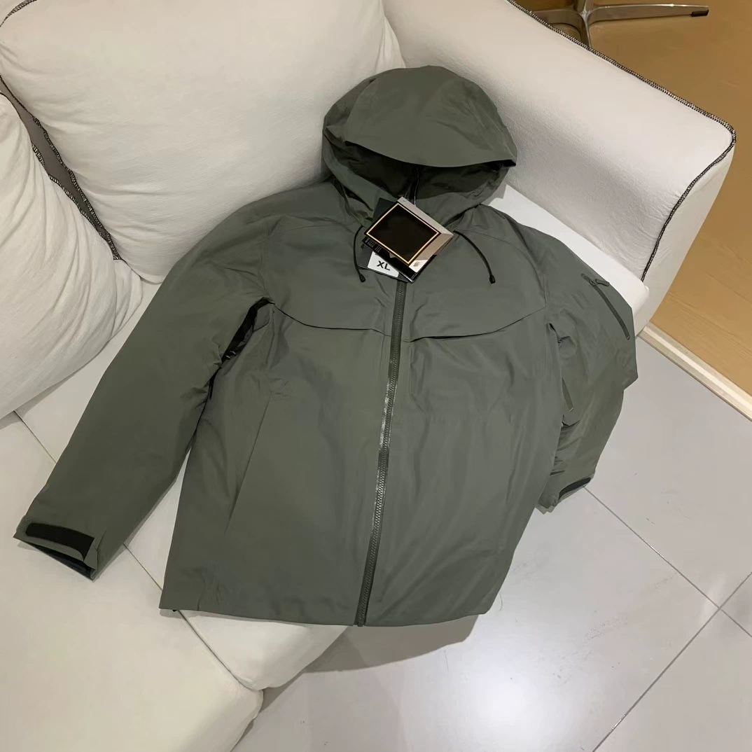 Windproof liner with hood with down, jacket for leisure, three in one, oversize