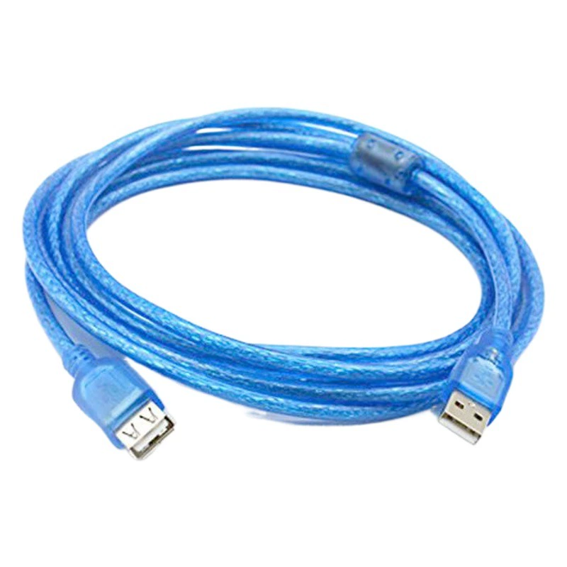 USB-удлинительный кабель 0,3- 10m полностью медный прозрачный синий удлинительный кабель для передачи данных «папа-мама» производитель точечный твердотельный