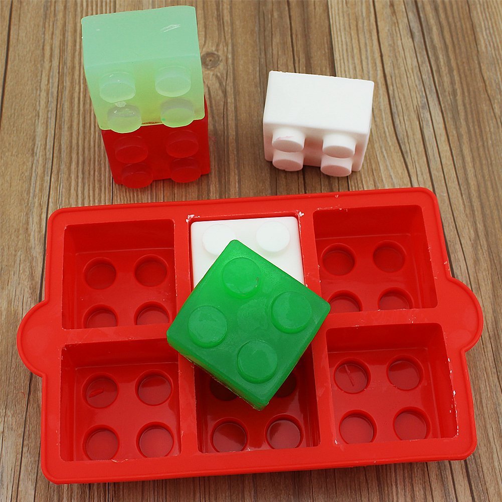积木冰格食品级DIY冰格巧克力模具创意lego乐高积木硅胶冰格制冰