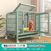 Wholesale dog cage In the large dog all -all dog cage bold indoor pet cage with toilet iron cage dog nest