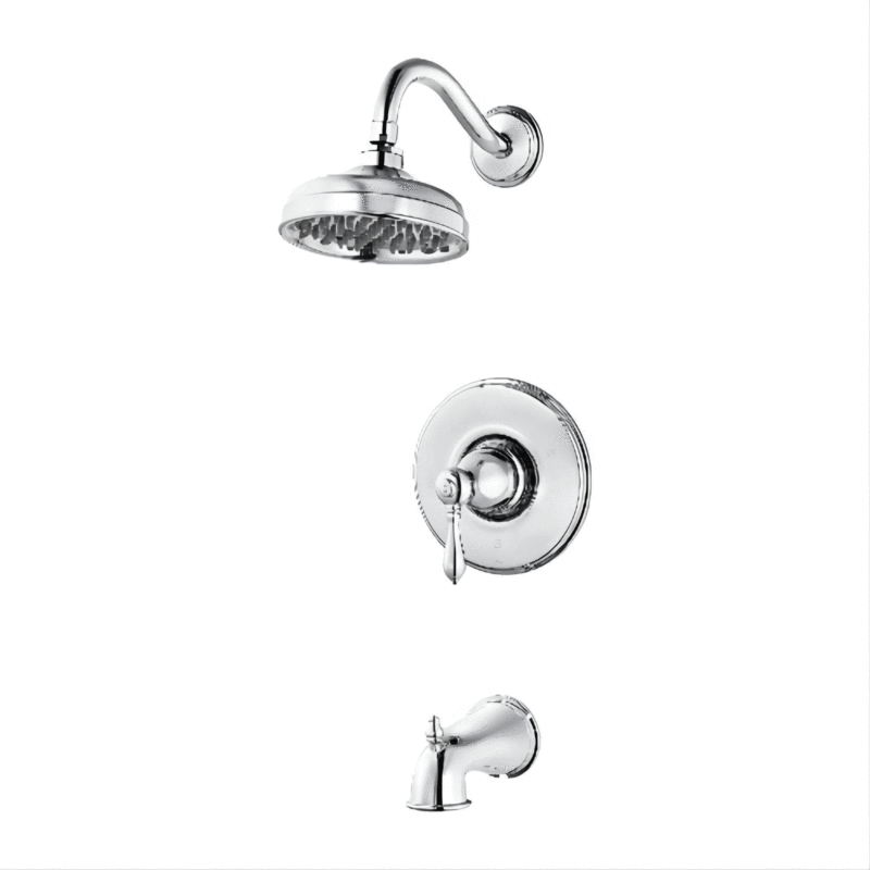 Wall-mounted fine copper top spray large water outlet bathtub shower faucet Wall body