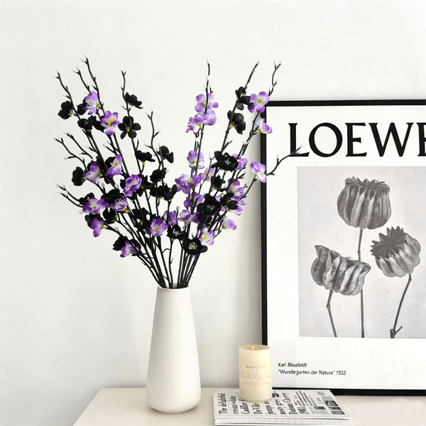 Simulated fake flowers and plum blossoms 55CM single mini plum…