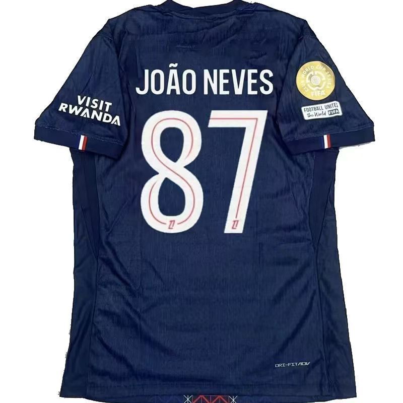 Camiseta de la Copa Mundial de Clubes 2526, Versión Tailandesa, Manga Corta, Versión para Fanáticos, de París, Chelsea, Barcelona, Real Madrid, Miami, Tottenham, Juventus