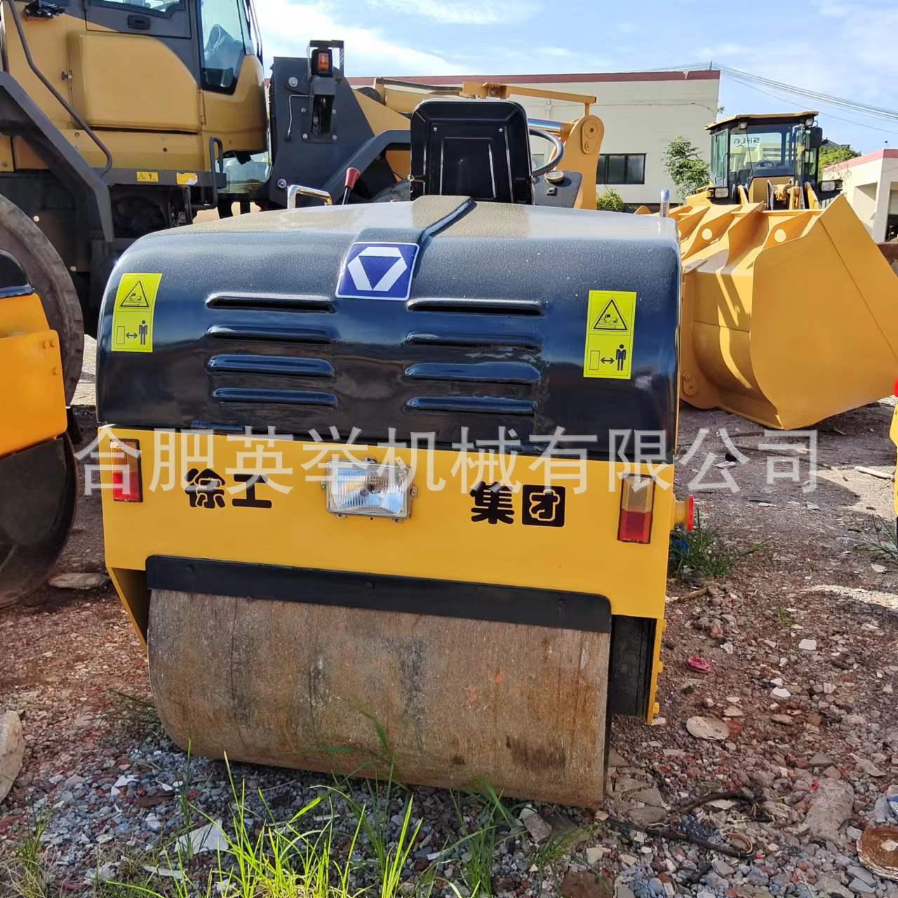 90% nuevo rodillo XCMG 3 toneladas rodillo XCMG 6 toneladas rodillo vibratorio exportación transfronteriza rodillo pequeño