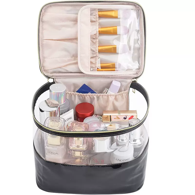 定制新款亚马逊热销PVC化妆包 立体化妆用品收纳包便携旅行化妆包