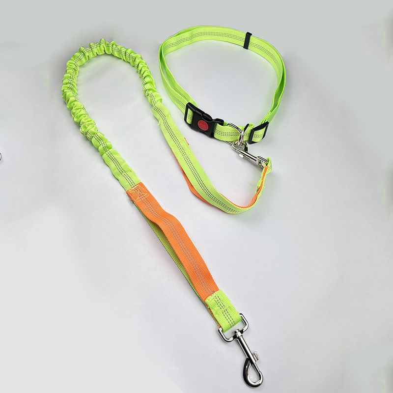 오렌지색이 가미된 형광 그린