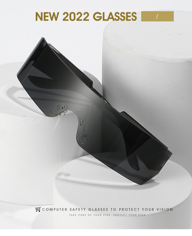 Title 1, Novos óculos de sol reflexivos coloridos da mod...