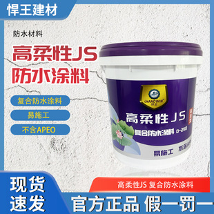 Hew King Building Materials New Product High Flexible JS Composite Waterproof Coating Toilet Balcony Kitchen Waterproof Coating Flexible