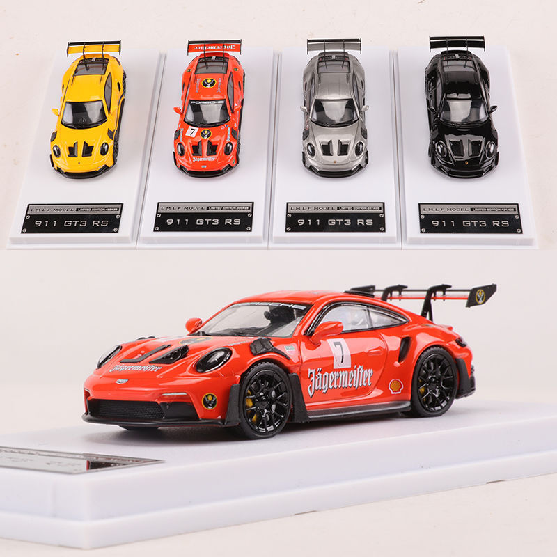 LMLF 1:64 포르쉐 911 GT3RS 사슴 머리 코팅 시뮬레이션 합금 자동차 모델 컬렉션