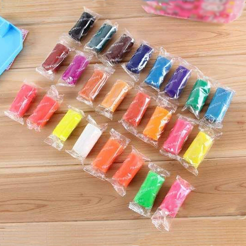 10 г цветной грязи оптом одна упаковка детская игрушка мука грязь детский сад ручной работы глина Пластилин в наличии