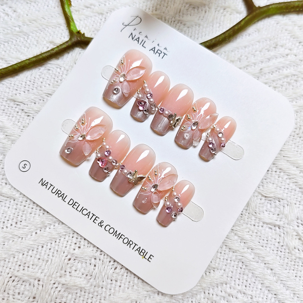 Pequeño libro rojo de venta caliente para usar uñas de ojo de gato simple parche de uñas francés 10 piezas de código de decodificación para usar uñas a mano