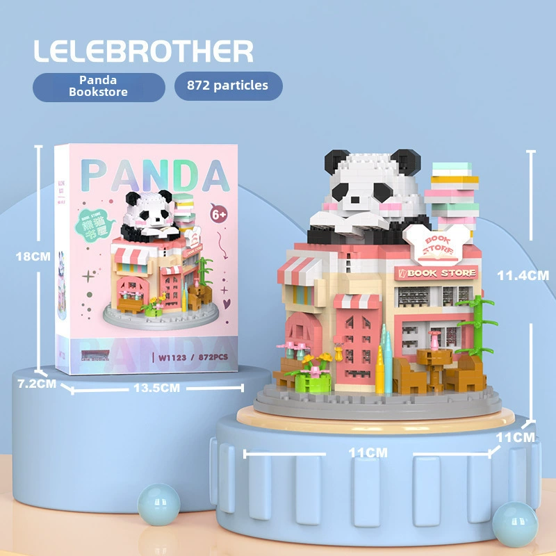 Lego, китайский конструктор, подарок на день рождения, пандa, орхидея