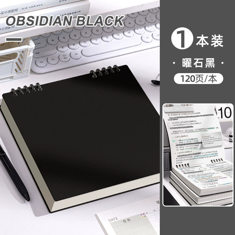 Removable Square Notebook, Tear-Off Pages, 60 Sheets (120 Pages), 20×21 cm