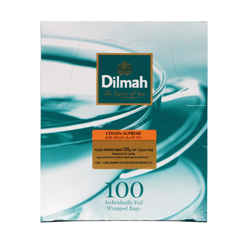 Imported Dilmah Dilma selected Ceylon black tea 2G * 100 pieces boxed tea bag Sri Lanka Tea