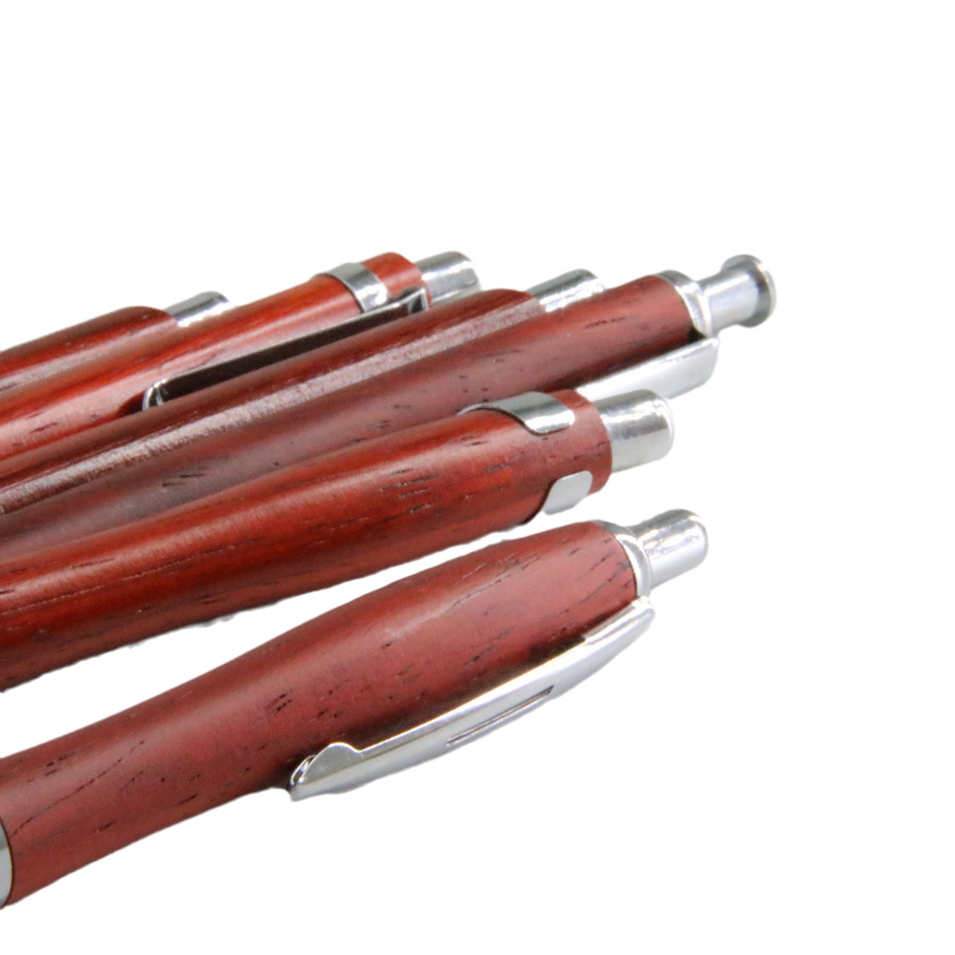 Bolígrafo de palo de rosa pluma de metal pluma de publicidad de madera logotipo láser Oficina fabricante Metal Bolígrafo