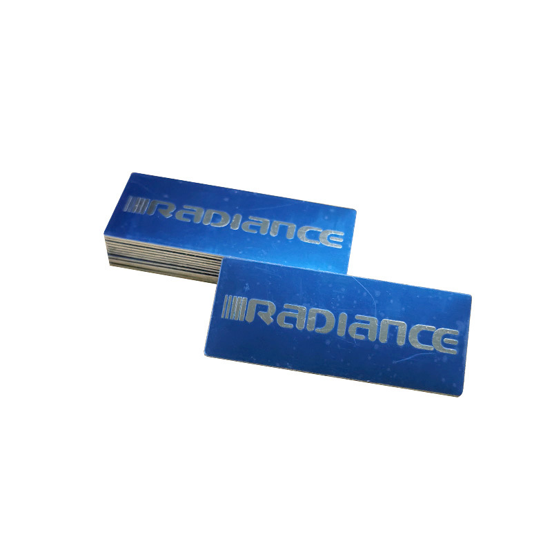 厂家直销印刷冲压铝标牌腐蚀金属卡片门牌号铝质吊牌量大免费打样