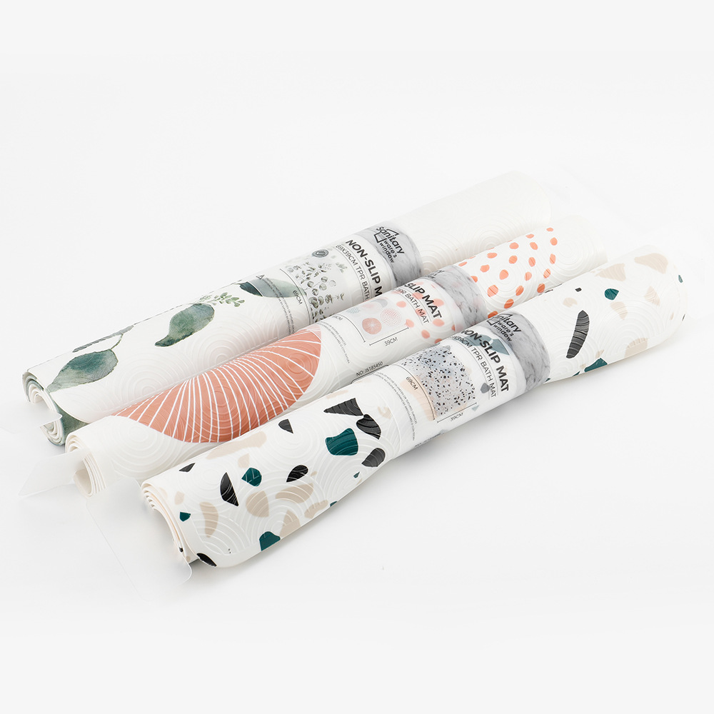 70X39 alfombra antideslizante de baño de impresión TPE alfombra de baño de ducha alfombra de piso simple alfombra de baño alfombra de piso antideslizante