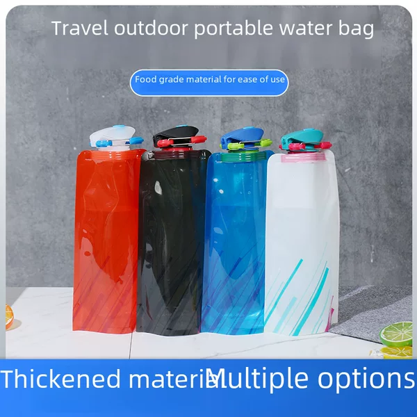 Duckbill folding sports outdoor fitness cycling portable waterproof water bag spot free design LOGO
