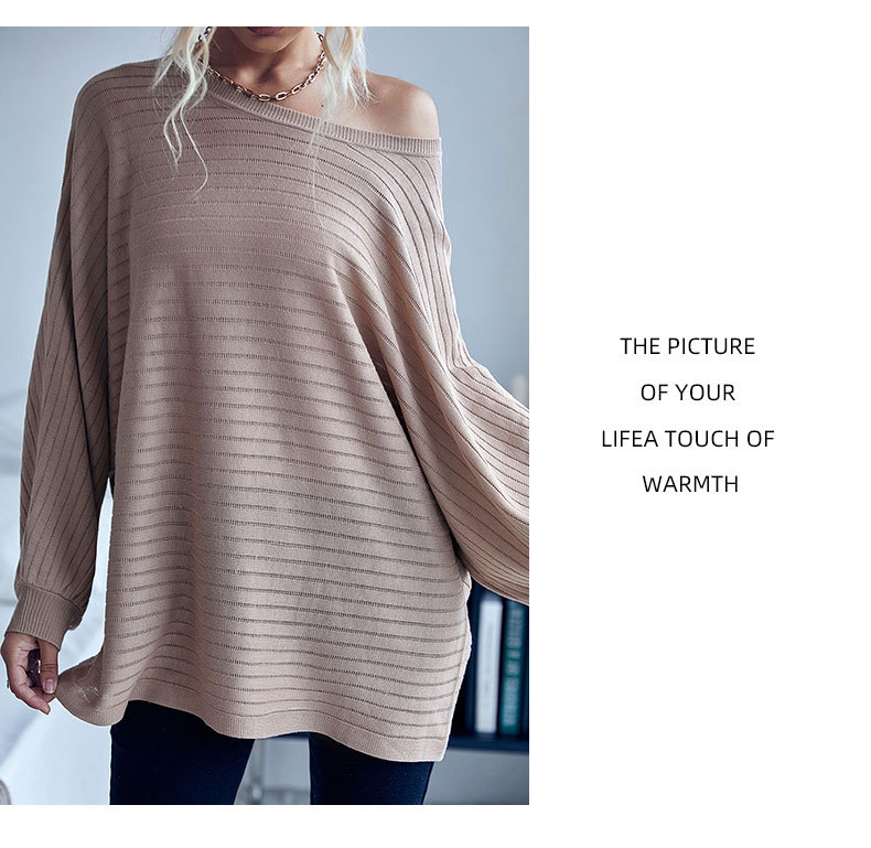 autumn long-sleeved Round Neck Sweater nihaostyles wholesale clothing NSDMB93697