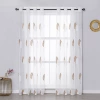 Double tree embroidery brown