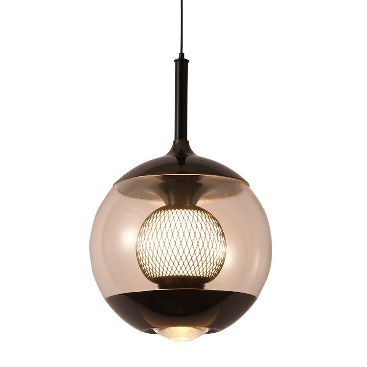 Lámpara de cama del dormitorio de lujo ligero de vidrio del restaurante pequeño candelabro puede elevarse y bajar la atmósfera de alto nivel L002