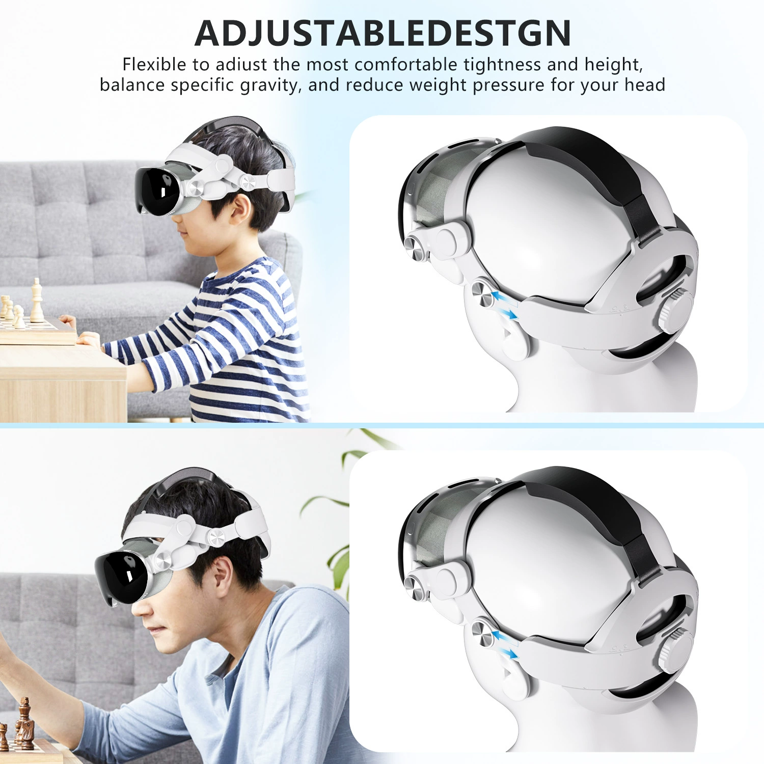 Applicable Apple VR replacement head with Apple Vision Pro head accessory accessories gravity balance human body decompression