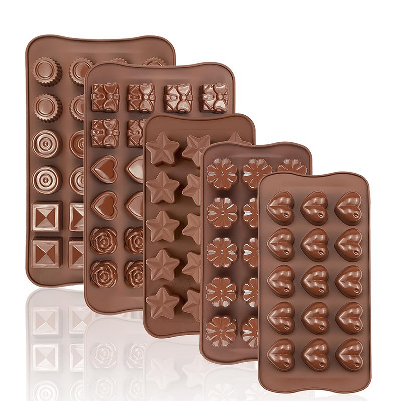 Molde de silicona en forma de tulipán para chocolate, gomitas, fondant, caramelos blandos, herramienta para hornear pasteles de chocolate de Dubái