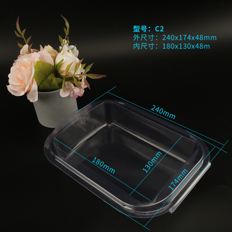 Empaquetado blíster cosmético transparente para juguetes electrónicos en stock, caja de plástico PET grueso plegable, caja blíster de PVC.