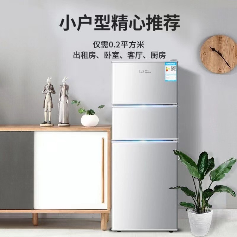 威力クロスボーダー輸出小型家庭用ダブルドア冷蔵冷凍寮賃貸オフィス省エネ省冷蔵庫|undefined