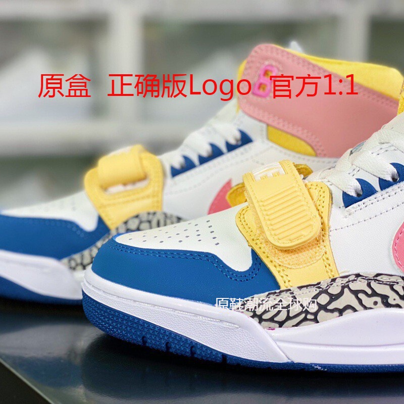 Putian Pure Original High-Top Lakers Purple Men's and Women's Retro Basketball Shoes Off-White Blue Casual Sports Shoes
