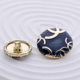 Chanel Style Button Branch Pattern Fashionable Metal Button Round Coat Trenchcoat Suit Jacket All-match Button