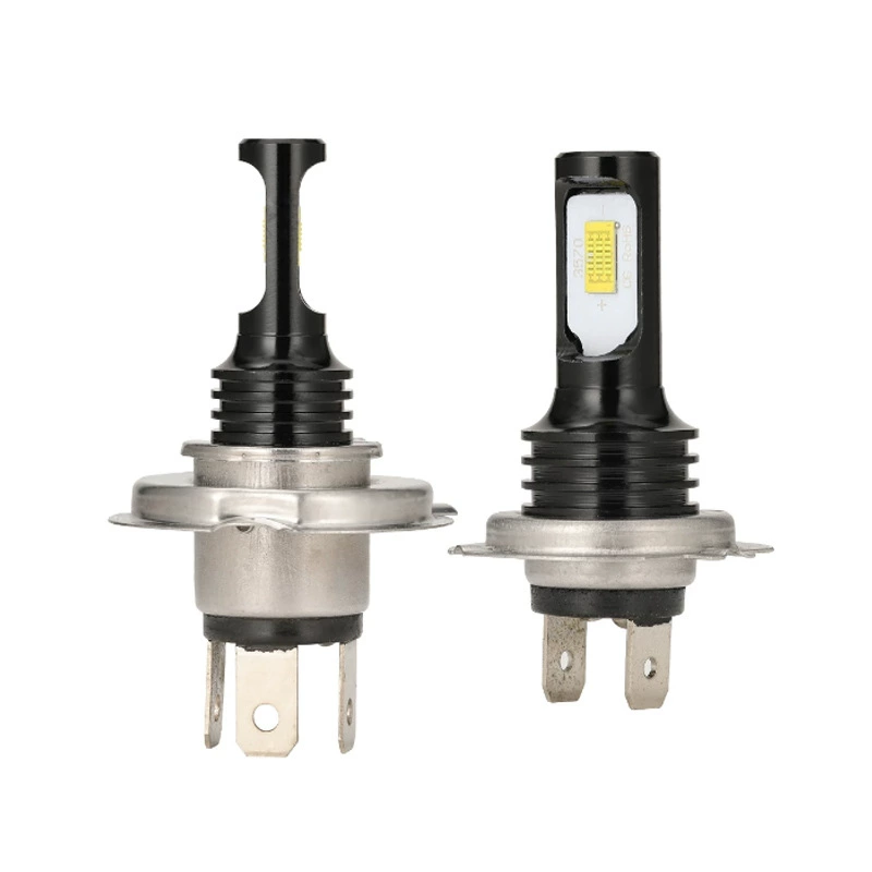 H7 80W 3570 LED fog light H4 3570 black shell decoding light black aluminum 80W CSP motorcycle headlights